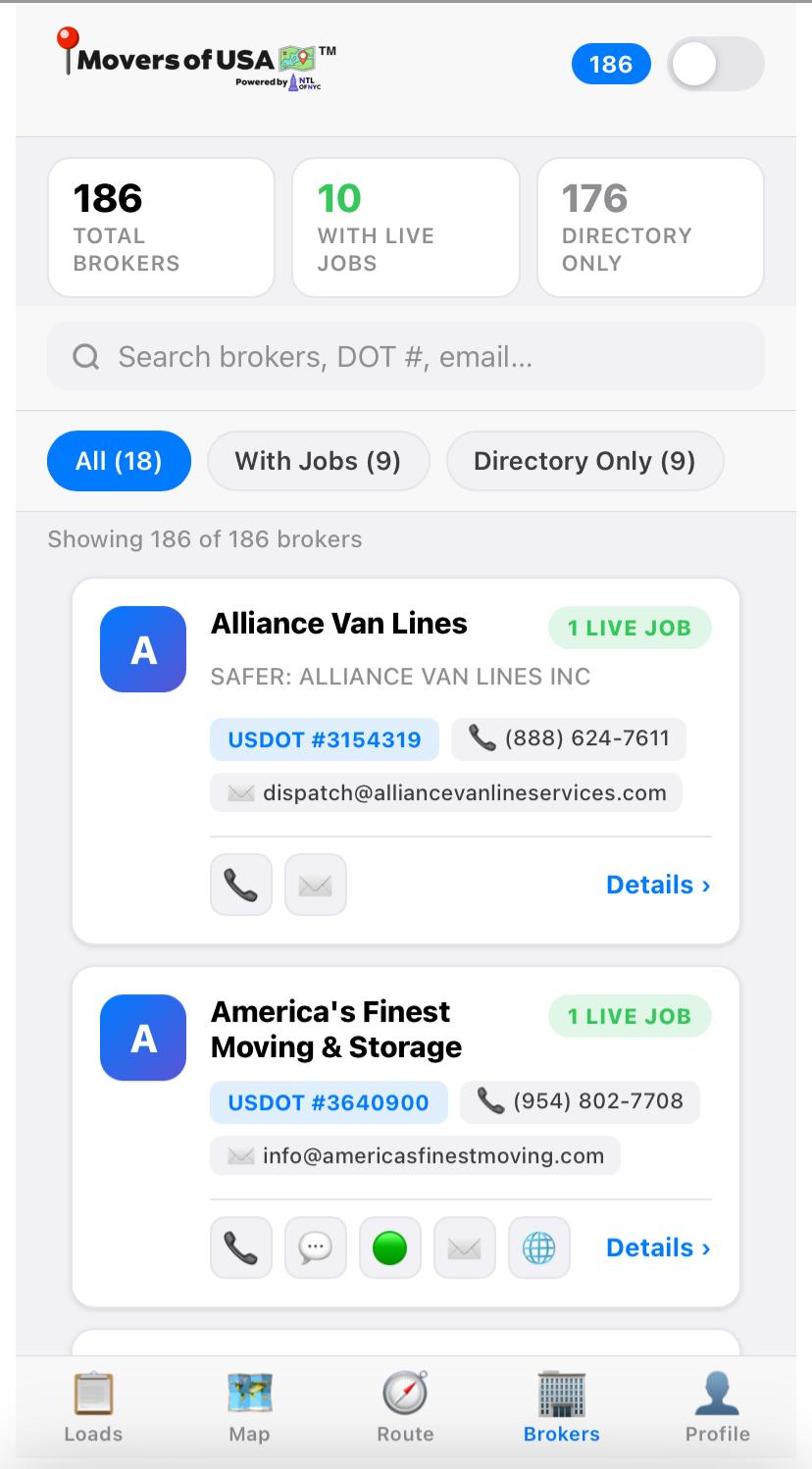 Verified Broker Directory